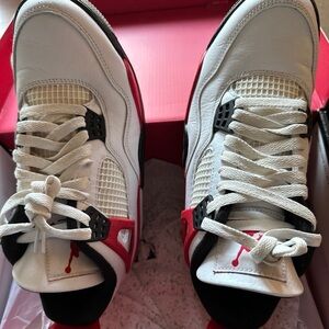 Jordan 4 red cement. used but good condition